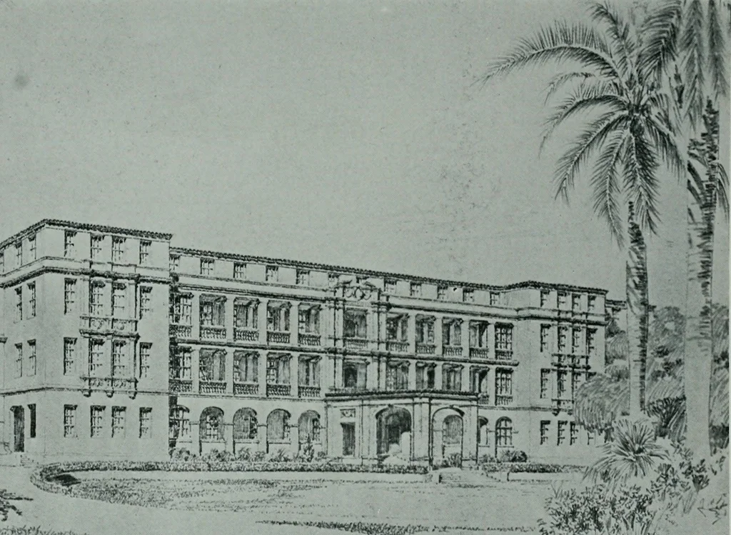 An illustration from Architect and engineer, 1905, leaf 387