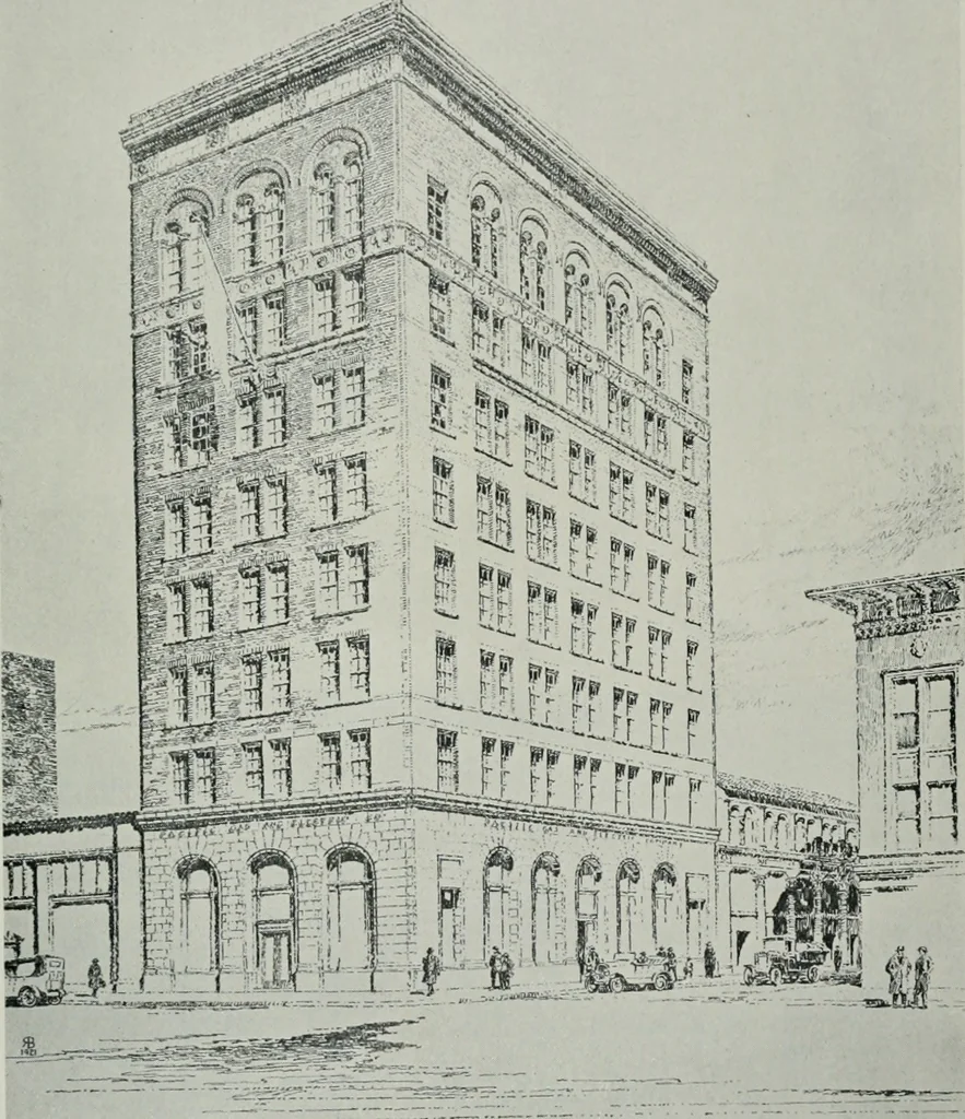 An illustration from Architect and engineer, 1905, leaf 390