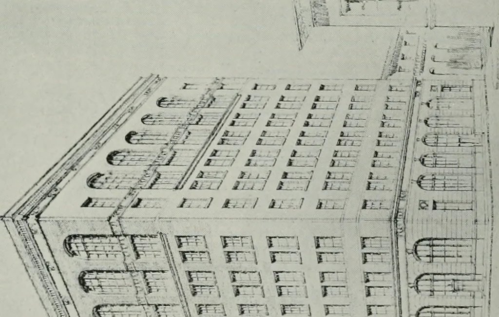 An illustration from Architect and engineer, 1905, leaf 392