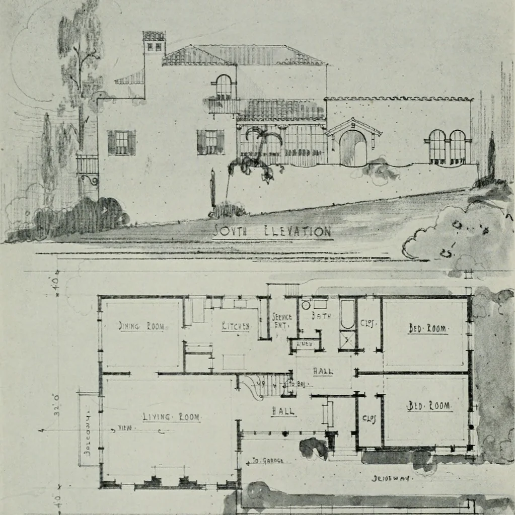 An illustration from Architect and engineer, 1905, leaf 424