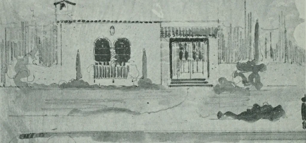 An illustration from Architect and engineer, 1905, leaf 425