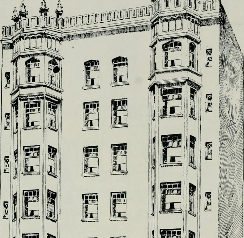 An illustration from Architect and engineer, 1905, leaf 674
