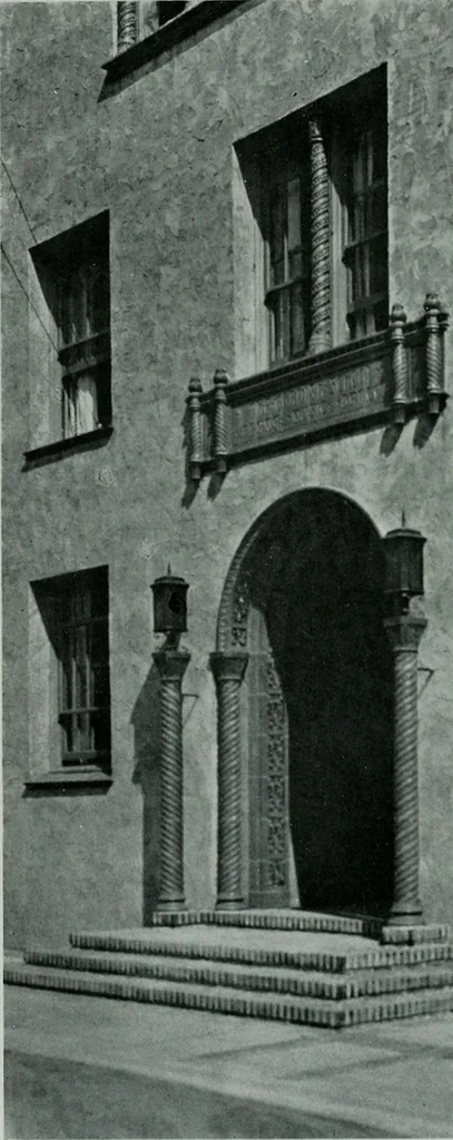 An illustration from Architect and engineer, 1905, leaf 705