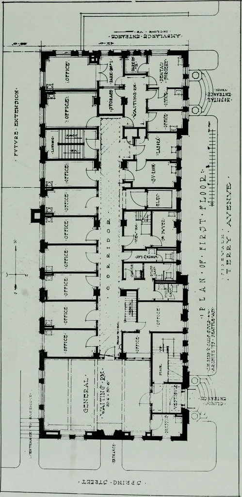 An illustration from Architect and engineer, 1905, leaf 711