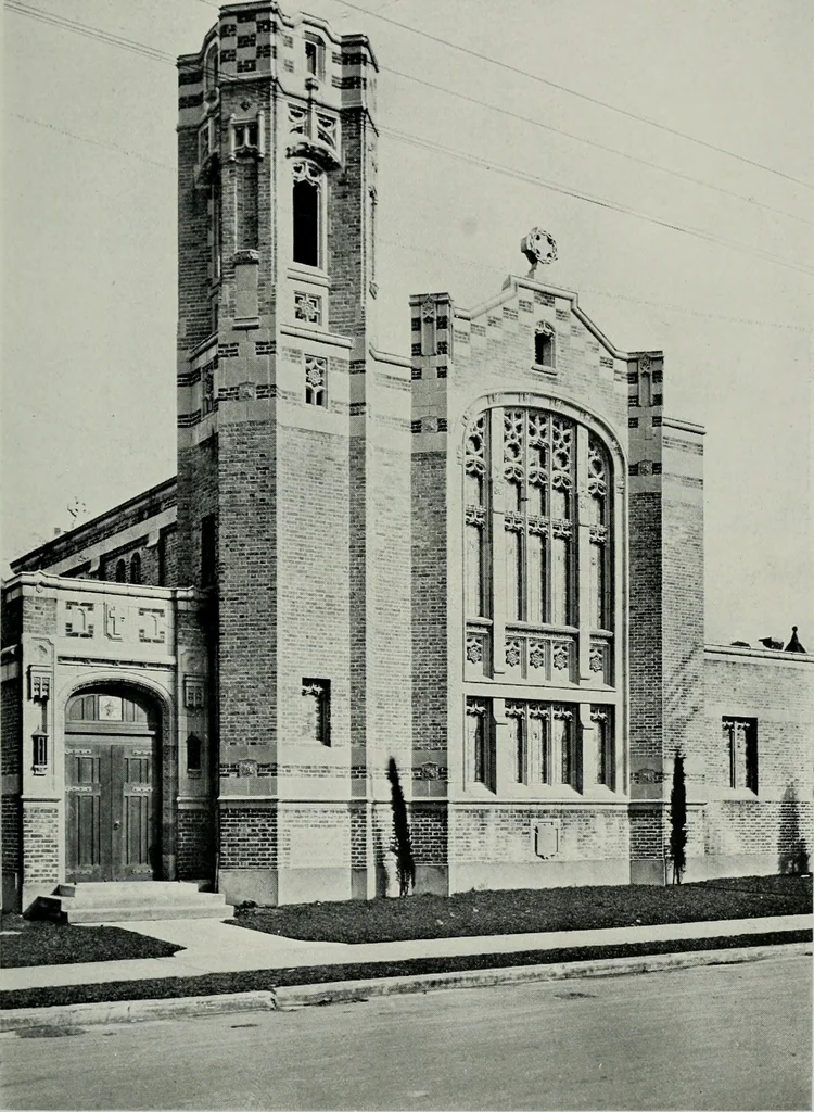 An illustration from Architect and engineer, 1905, leaf 718