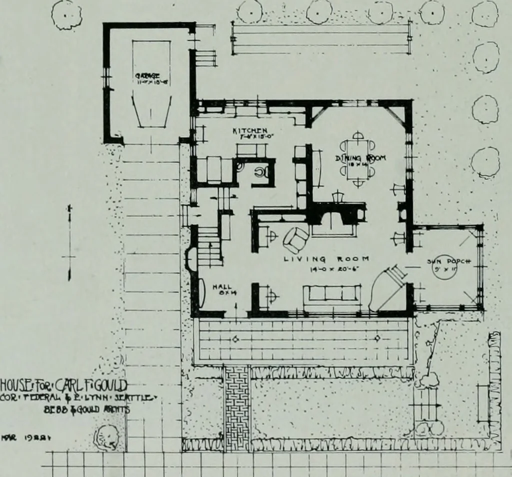 An illustration from Architect and engineer, 1905, leaf 719