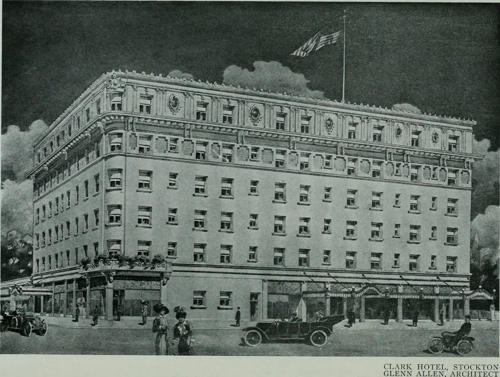 An illustration from Architect and engineer, 1905, leaf 73