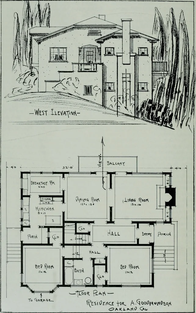 An illustration from Architect and engineer, 1905, leaf 731