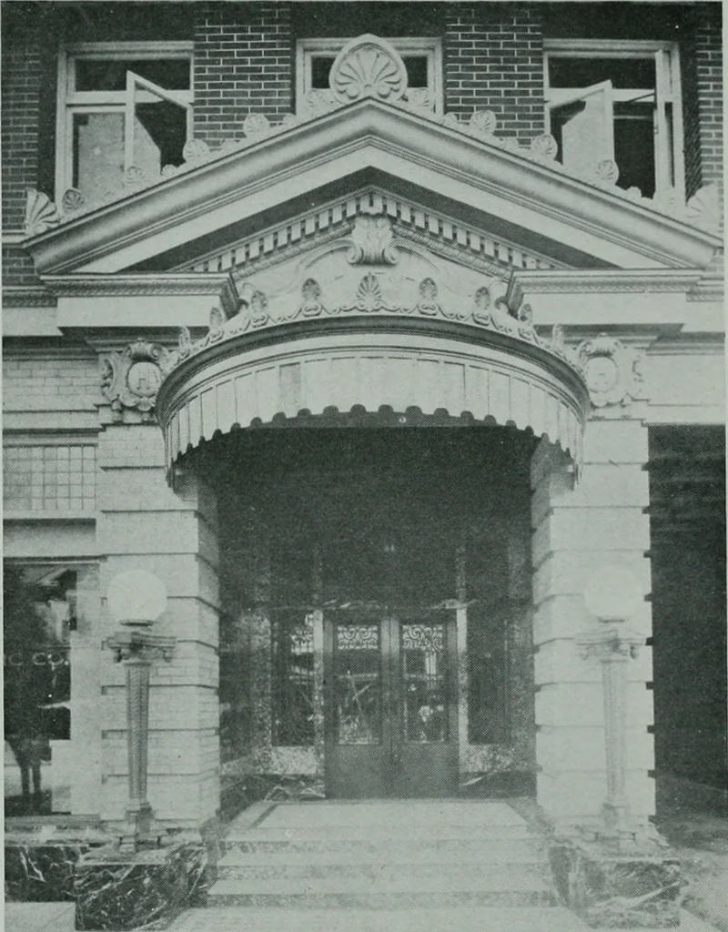 An illustration from Architect and engineer, 1905, leaf 75