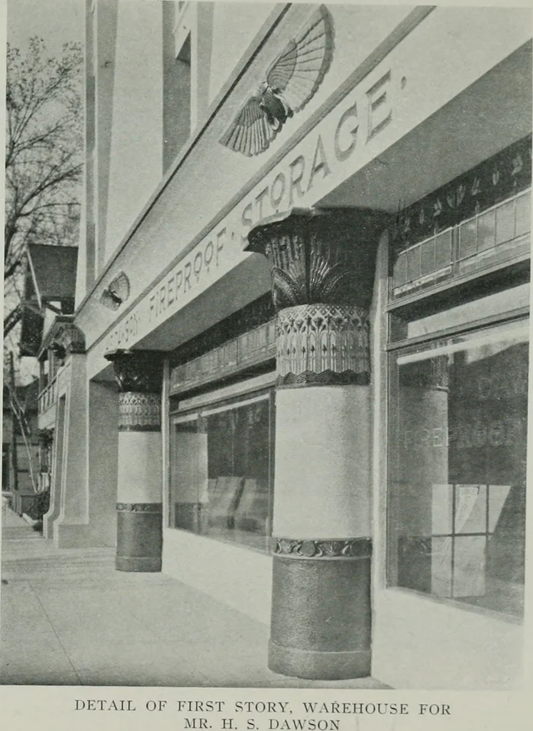 An illustration from Architect and engineer, 1905, leaf 76