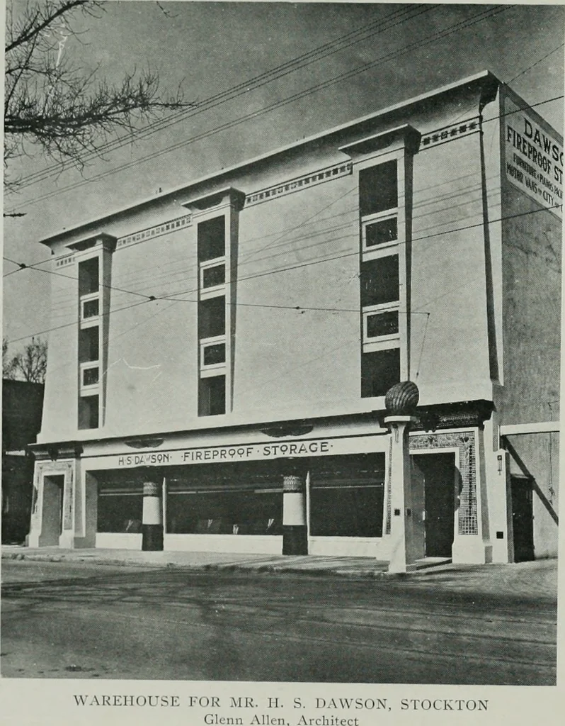 An illustration from Architect and engineer, 1905, leaf 76