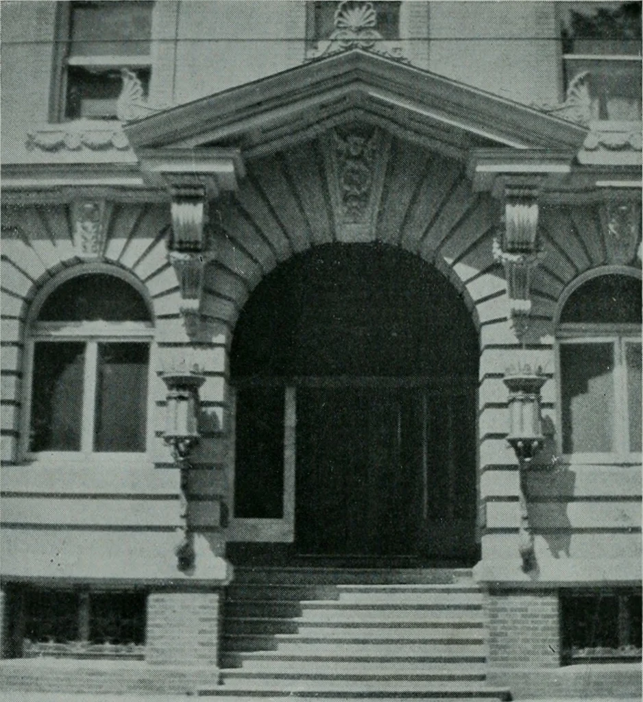 An illustration from Architect and engineer, 1905, leaf 77