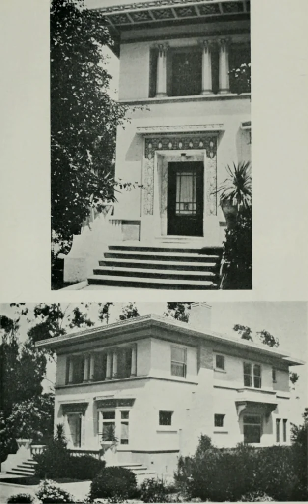 An illustration from Architect and engineer, 1905, leaf 78