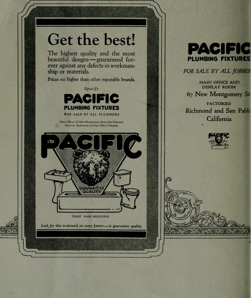 An illustration from Architect and engineer, 1905, leaf 815
