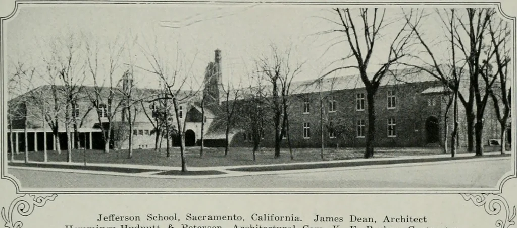 An illustration from Architect and engineer, 1905, leaf 838