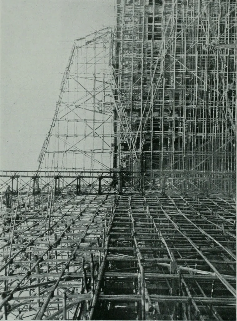 An illustration from Architect and engineer, 1905, leaf 85