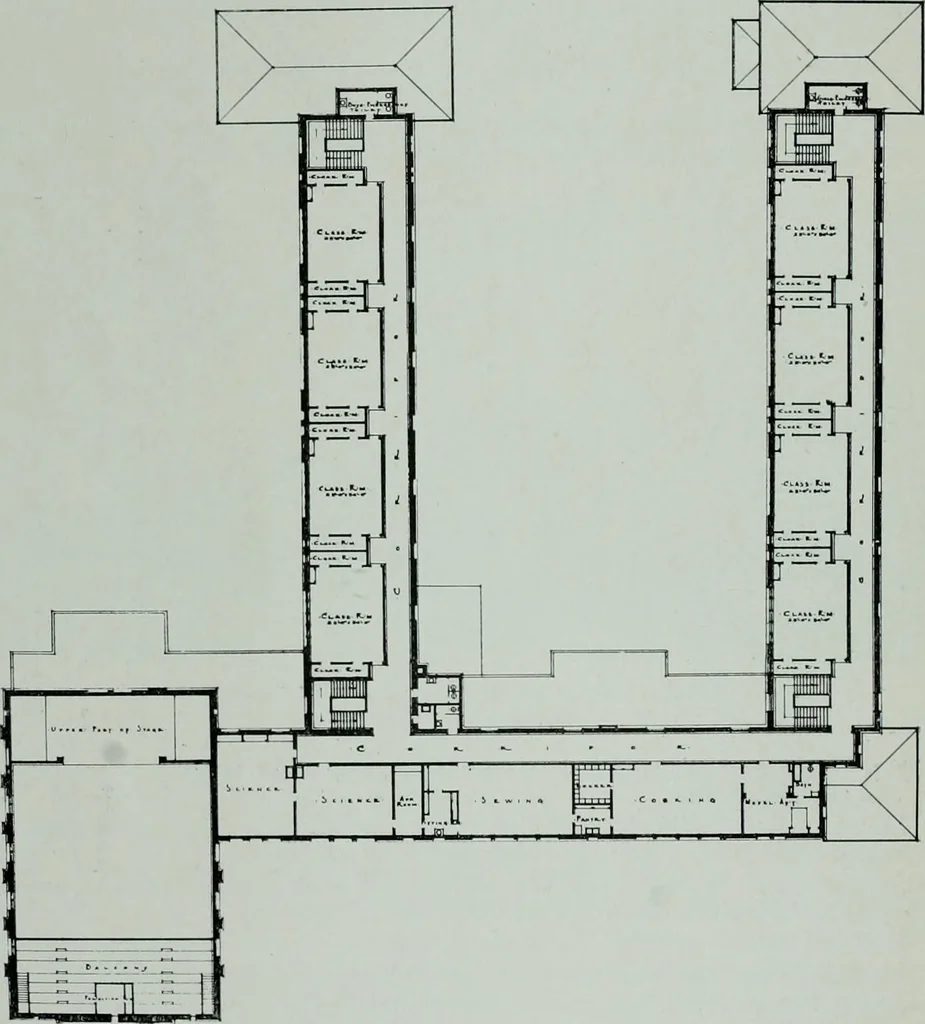 An illustration from Architect and engineer, 1905, leaf 867