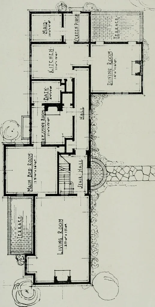 An illustration from Architect and engineer, 1905, leaf 888