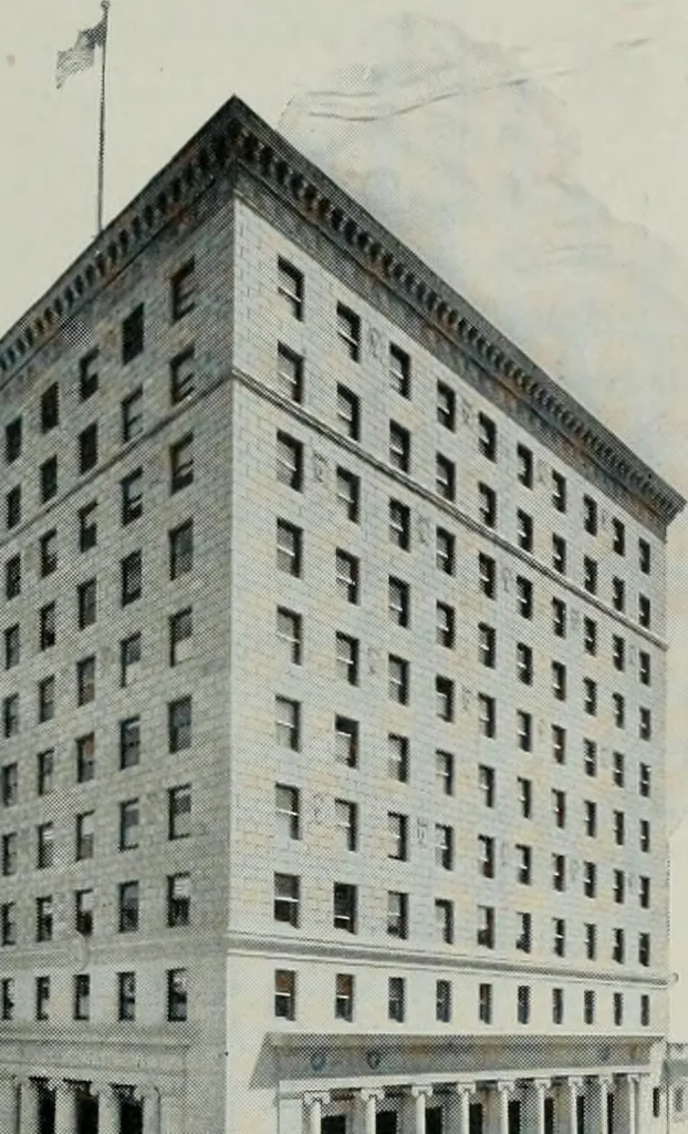 An illustration from Architect and engineer, 1905, leaf 952