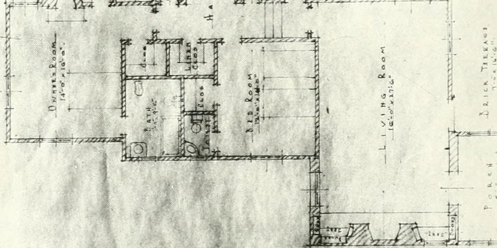 An illustration from Architect and engineer, 1905, leaf 101