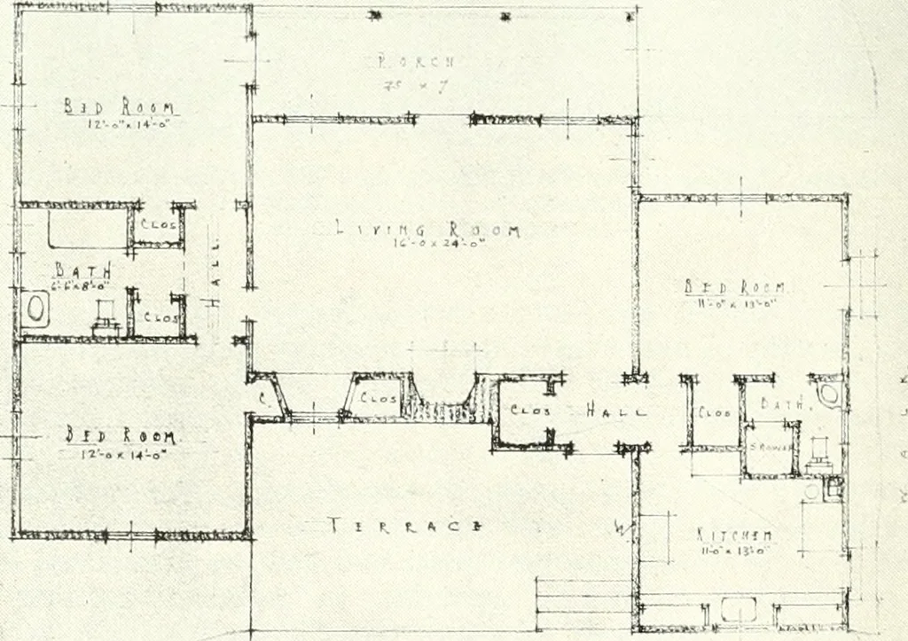 An illustration from Architect and engineer, 1905, leaf 107