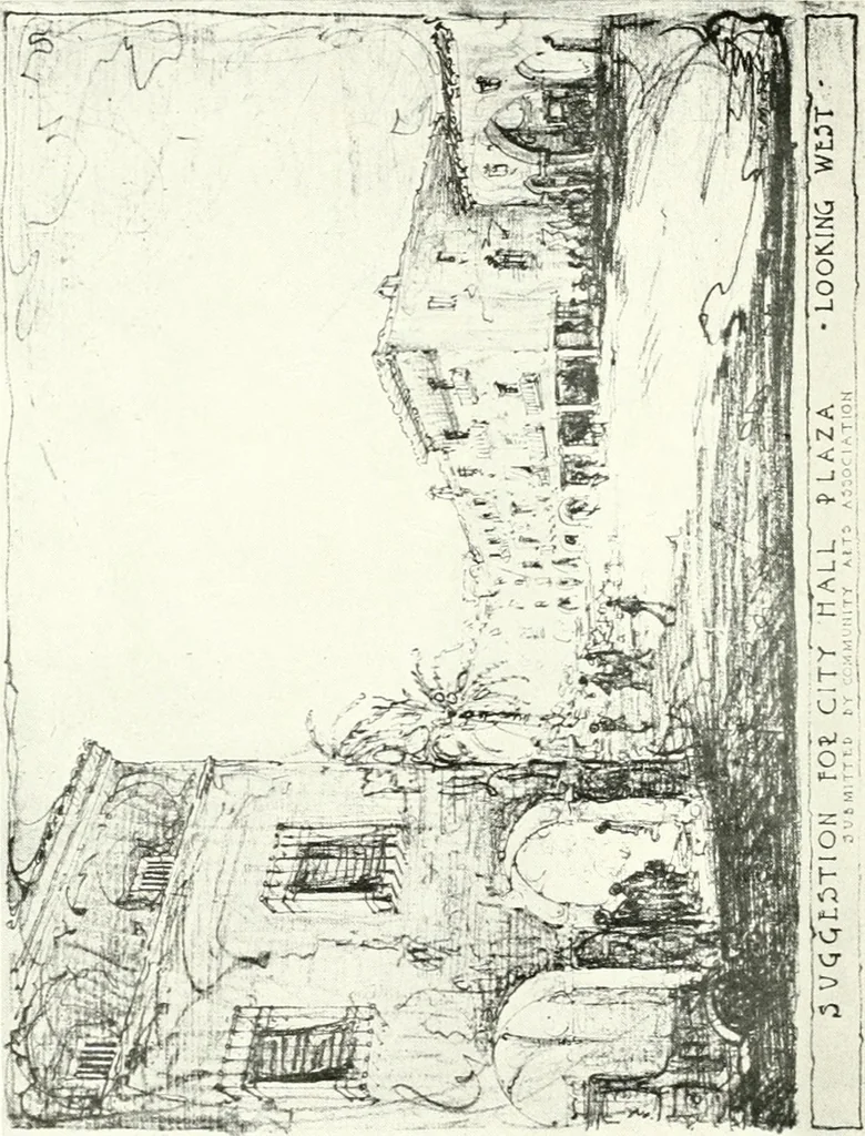 An illustration from Architect and engineer, 1905, leaf 155