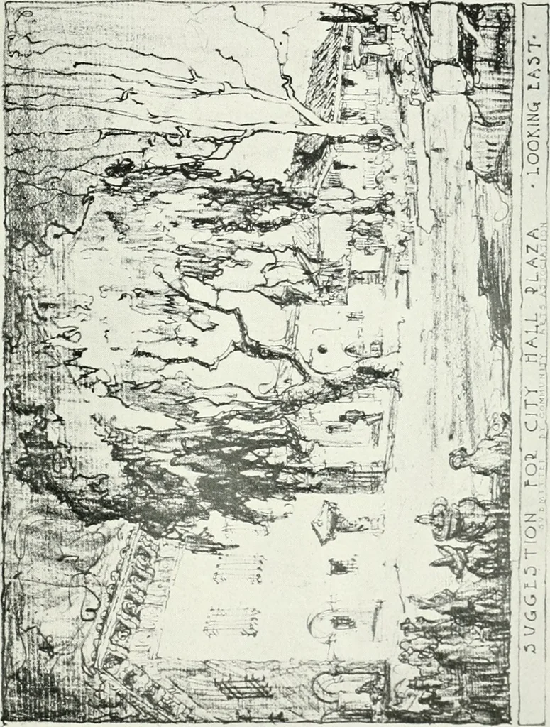 An illustration from Architect and engineer, 1905, leaf 156