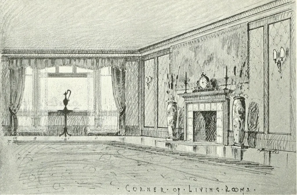 An illustration from Architect and engineer, 1905, leaf 183