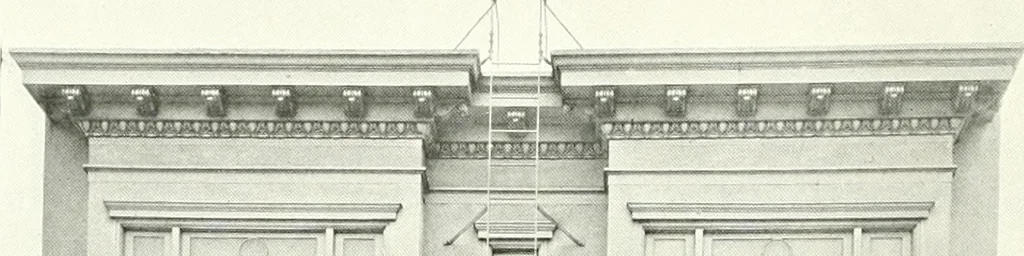 An illustration from Architect and engineer, 1905, leaf 185
