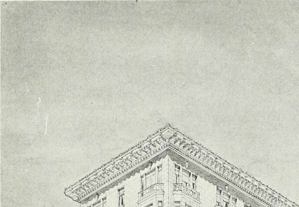 An illustration from Architect and engineer, 1905, leaf 190