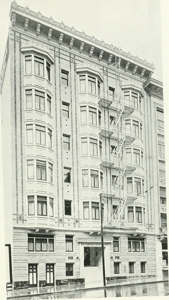 An illustration from Architect and engineer, 1905, leaf 192