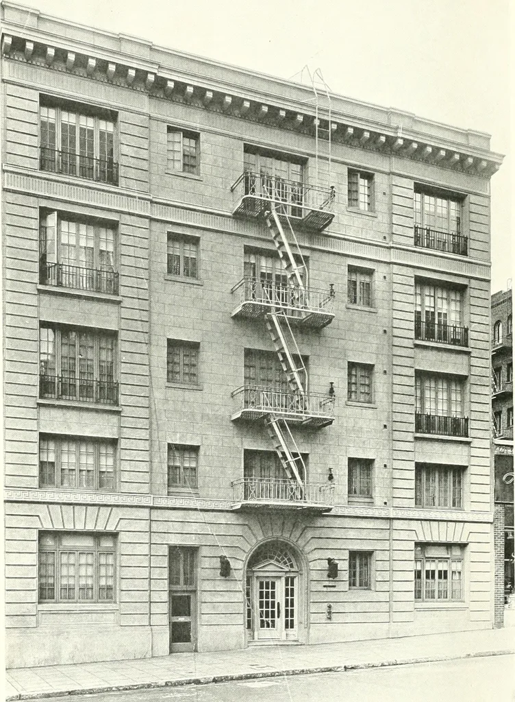 An illustration from Architect and engineer, 1905, leaf 193