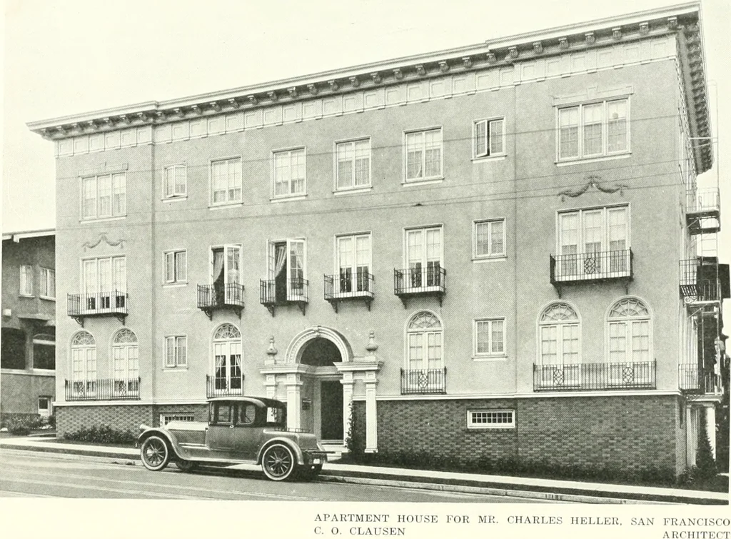 An illustration from Architect and engineer, 1905, leaf 195