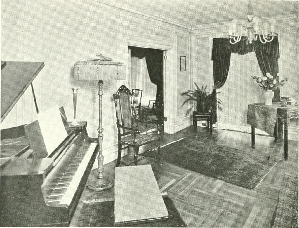 An illustration from Architect and engineer, 1905, leaf 197