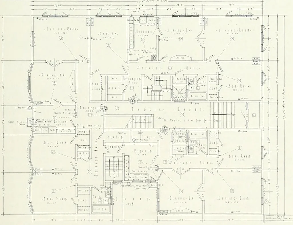 An illustration from Architect and engineer, 1905, leaf 198