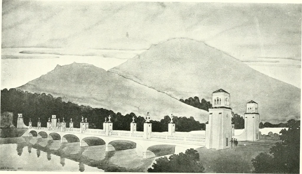 An illustration from Architect and engineer, 1905, leaf 201