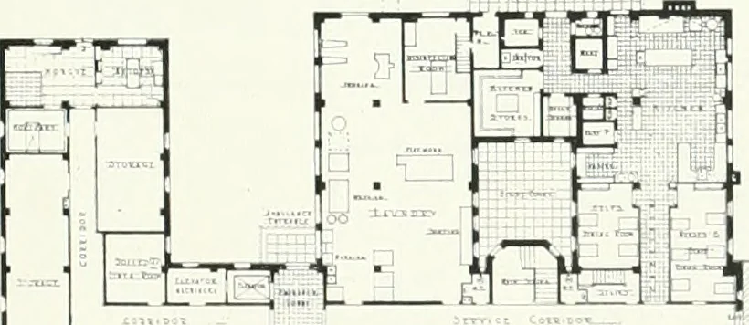 An illustration from Architect and engineer, 1905, leaf 234