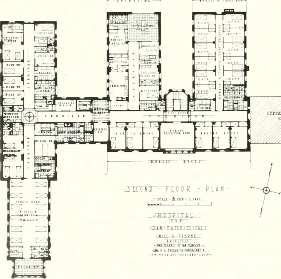 An illustration from Architect and engineer, 1905, leaf 235