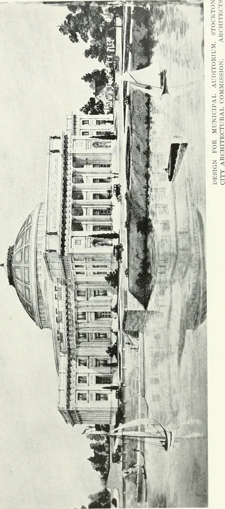 An illustration from Architect and engineer, 1905, leaf 236