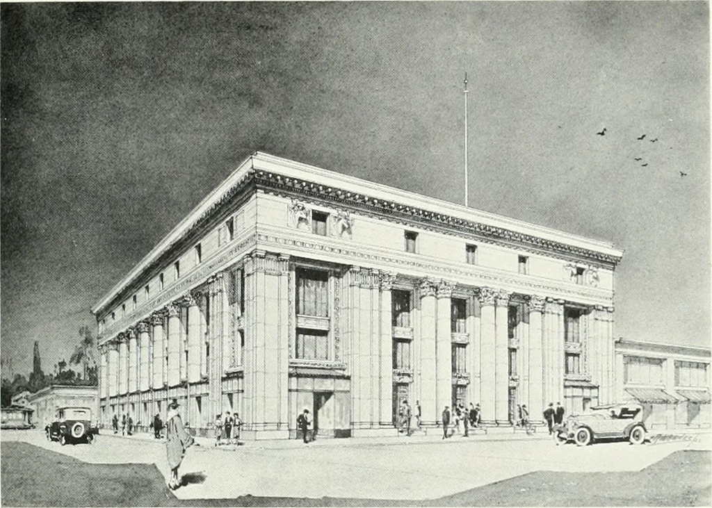 An illustration from Architect and engineer, 1905, leaf 281