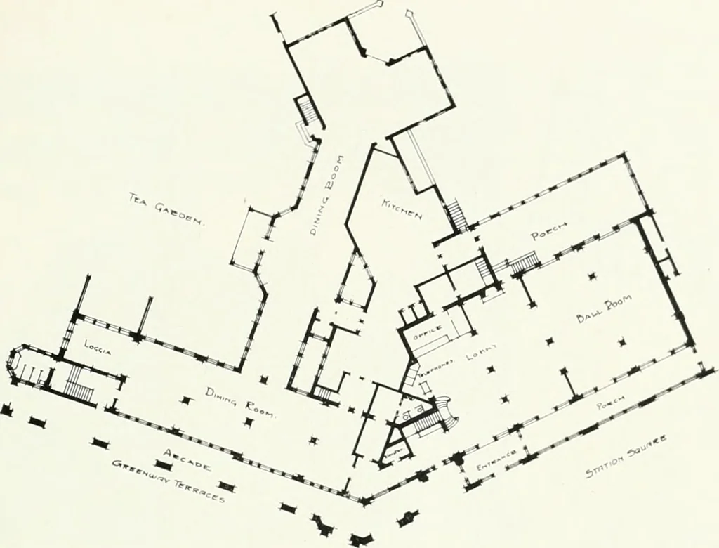 An illustration from Architect and engineer, 1905, leaf 299