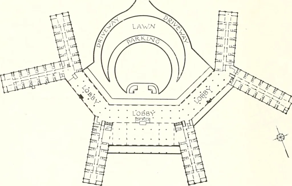 An illustration from Architect and engineer, 1905, leaf 300