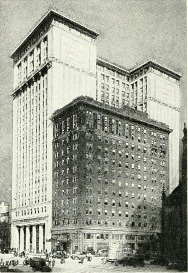 An illustration from Architect and engineer, 1905, leaf 332