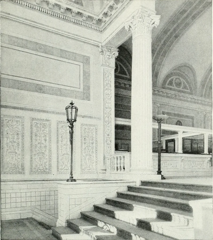 An illustration from Architect and engineer, 1905, leaf 333