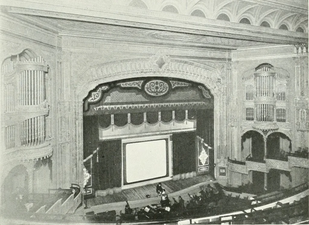 An illustration from Architect and engineer, 1905, leaf 353