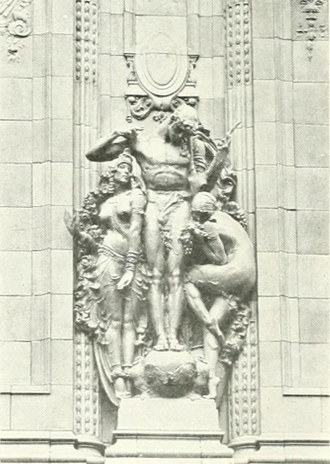 An illustration from Architect and engineer, 1905, leaf 358