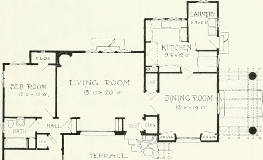 An illustration from Architect and engineer, 1905, leaf 371
