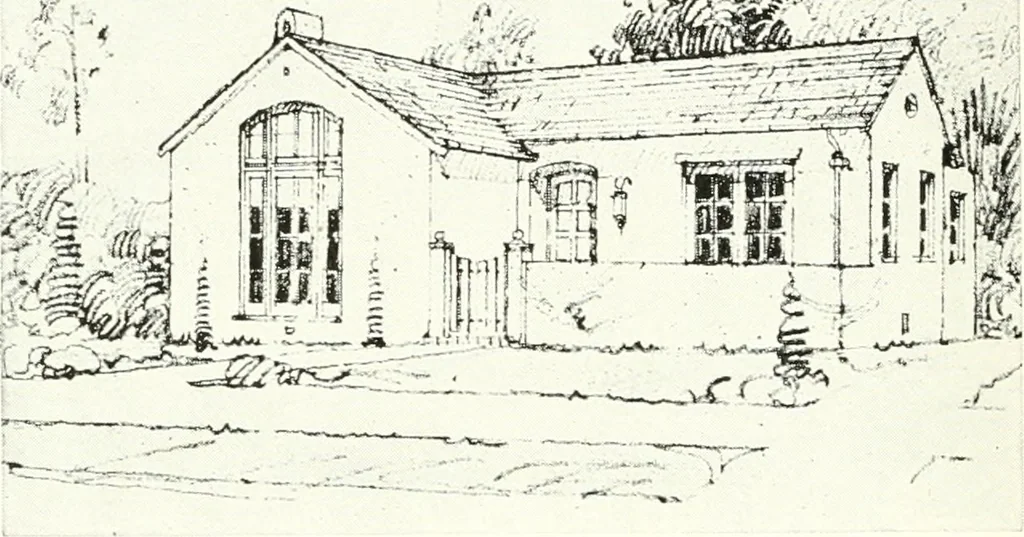 An illustration from Architect and engineer, 1905, leaf 372