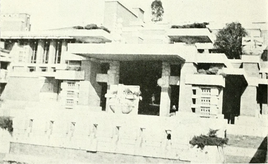 An illustration from Architect and engineer, 1905, leaf 378