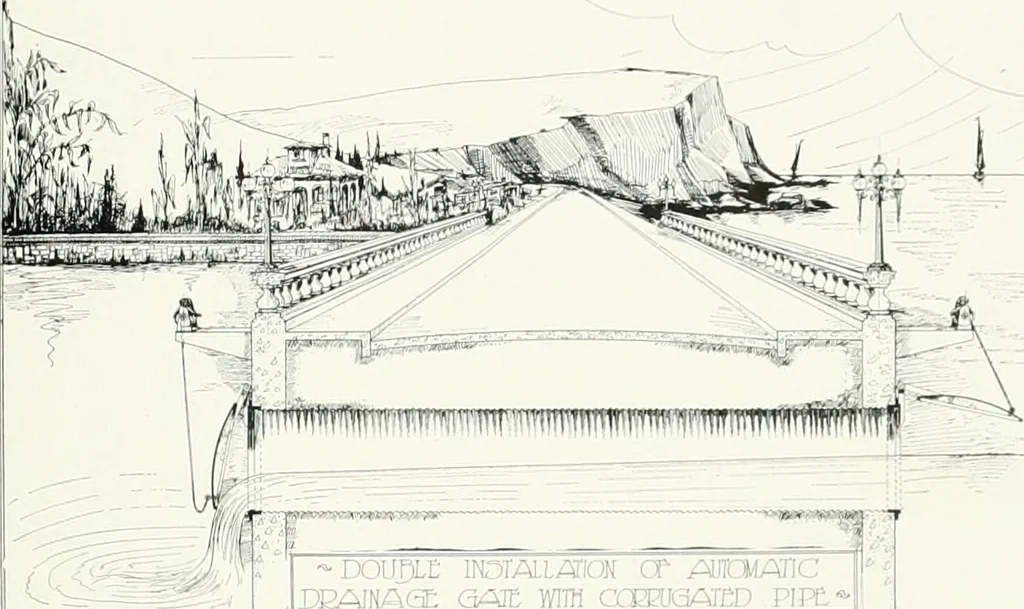 An illustration from Architect and engineer, 1905, leaf 419